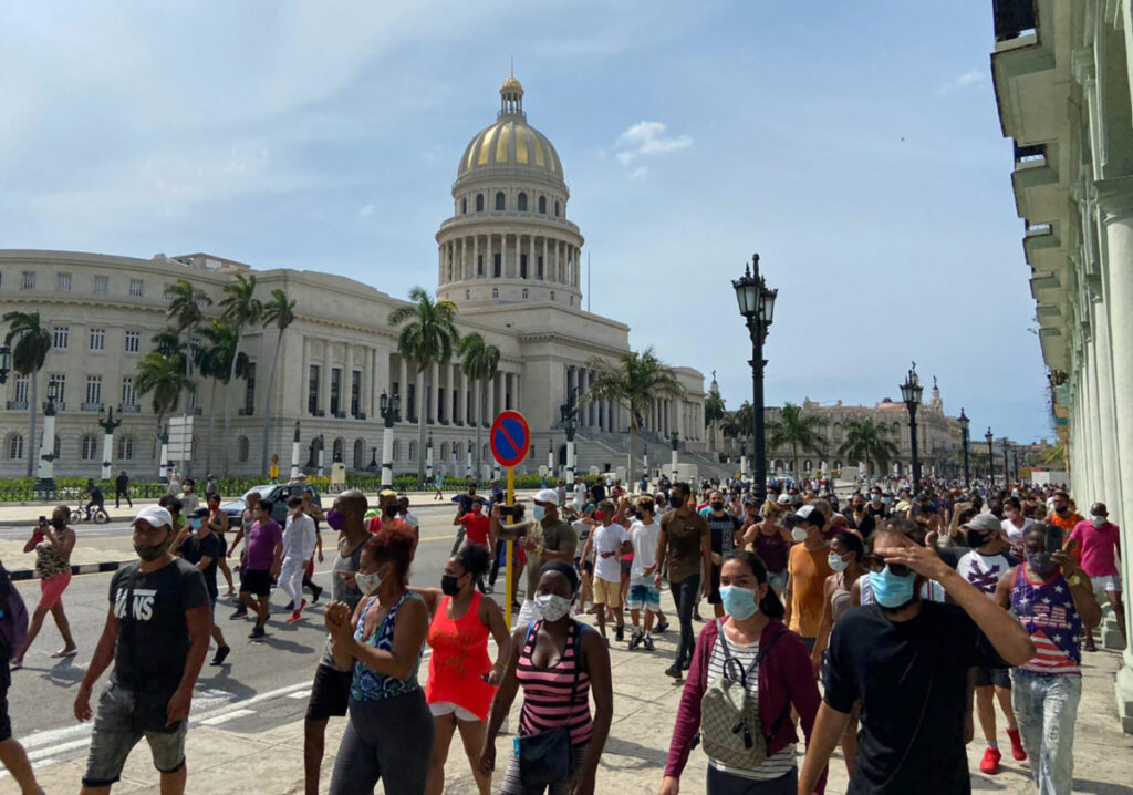 Cuba Havana protests
