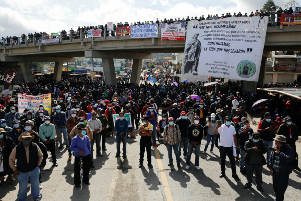 Guatemala San Cristobal Totonicapan protests
