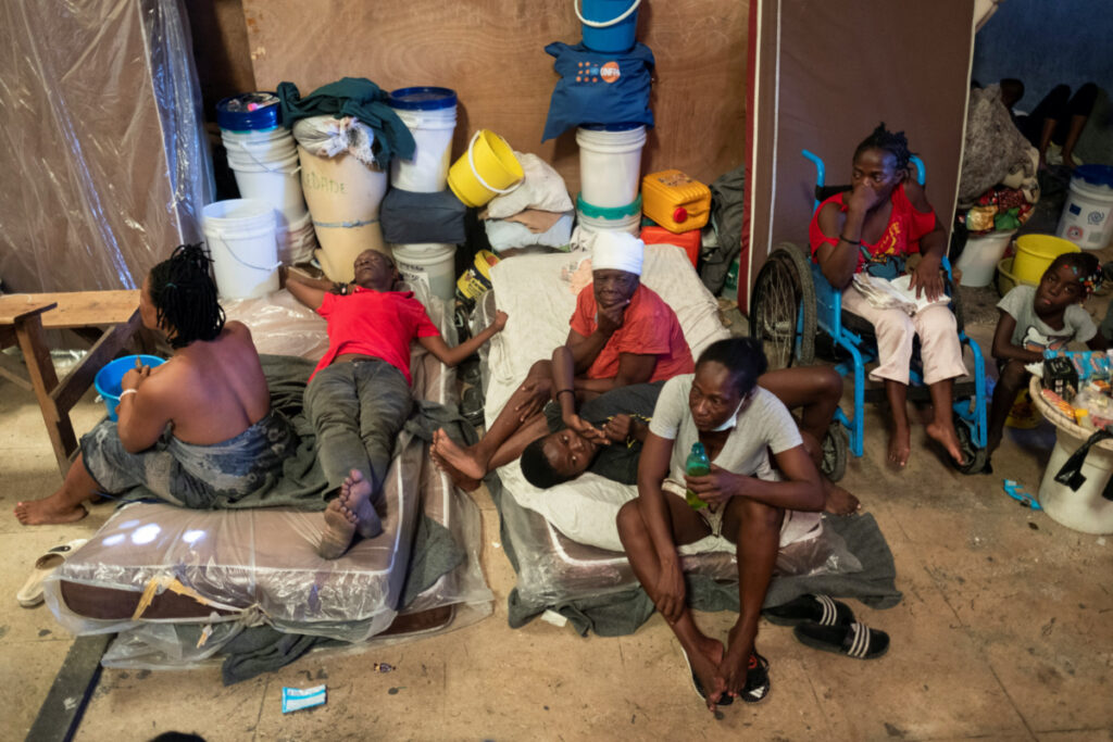 Haiti people displaced by gang violence