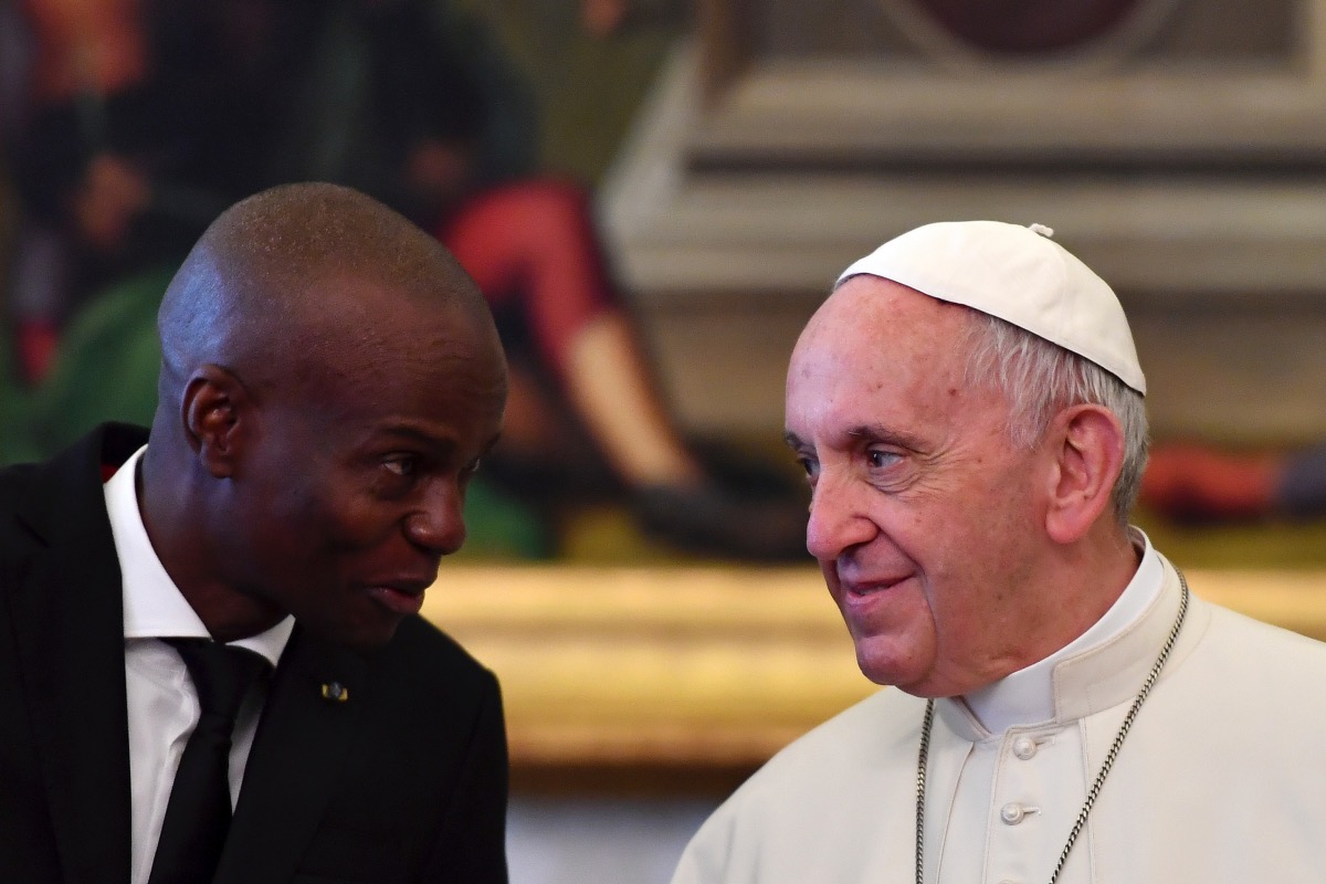 Haiti President Jovenel Moise meets with Pope Francis 2018