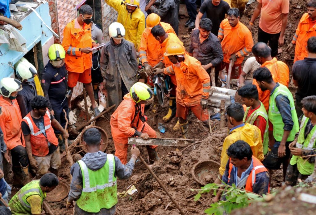 India Mumbai landslide