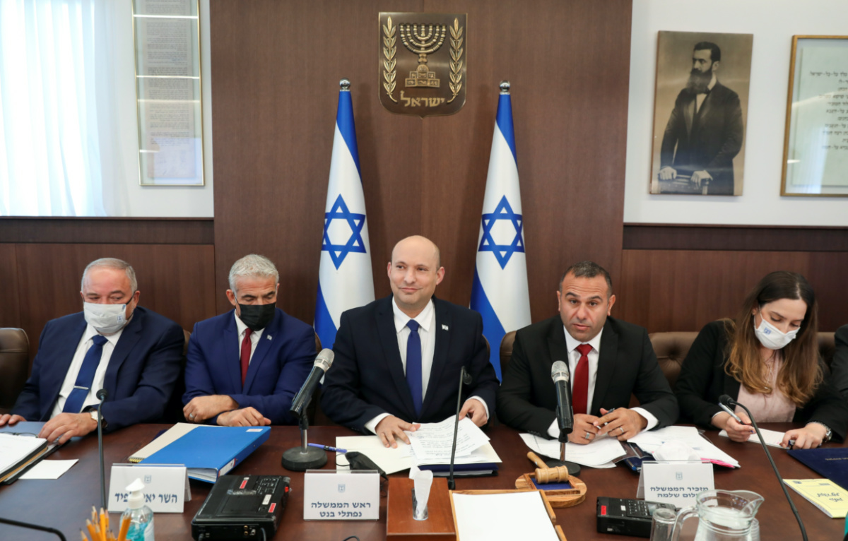 Israel Prime Minister Naftali Bennett and cabinet