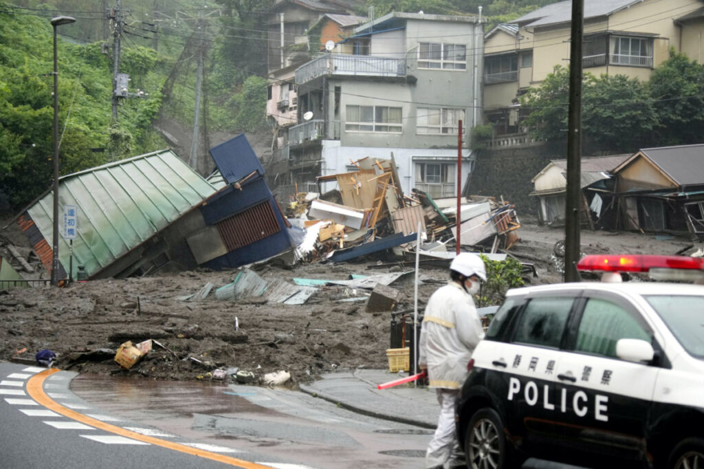 Japan Atami landslide