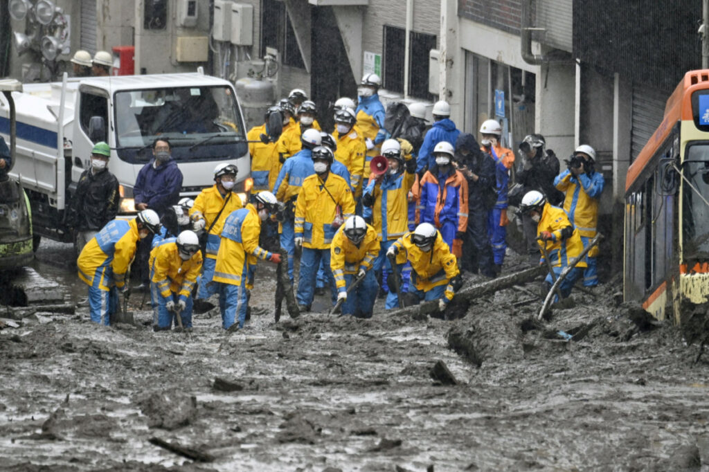Japan Atami rescue operation