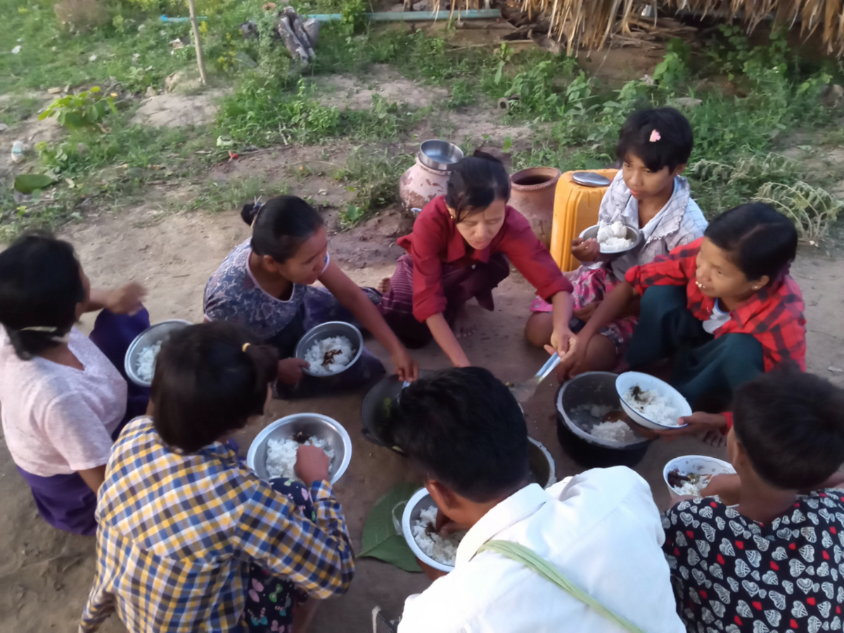 Myanmar Sagaing displaced people1