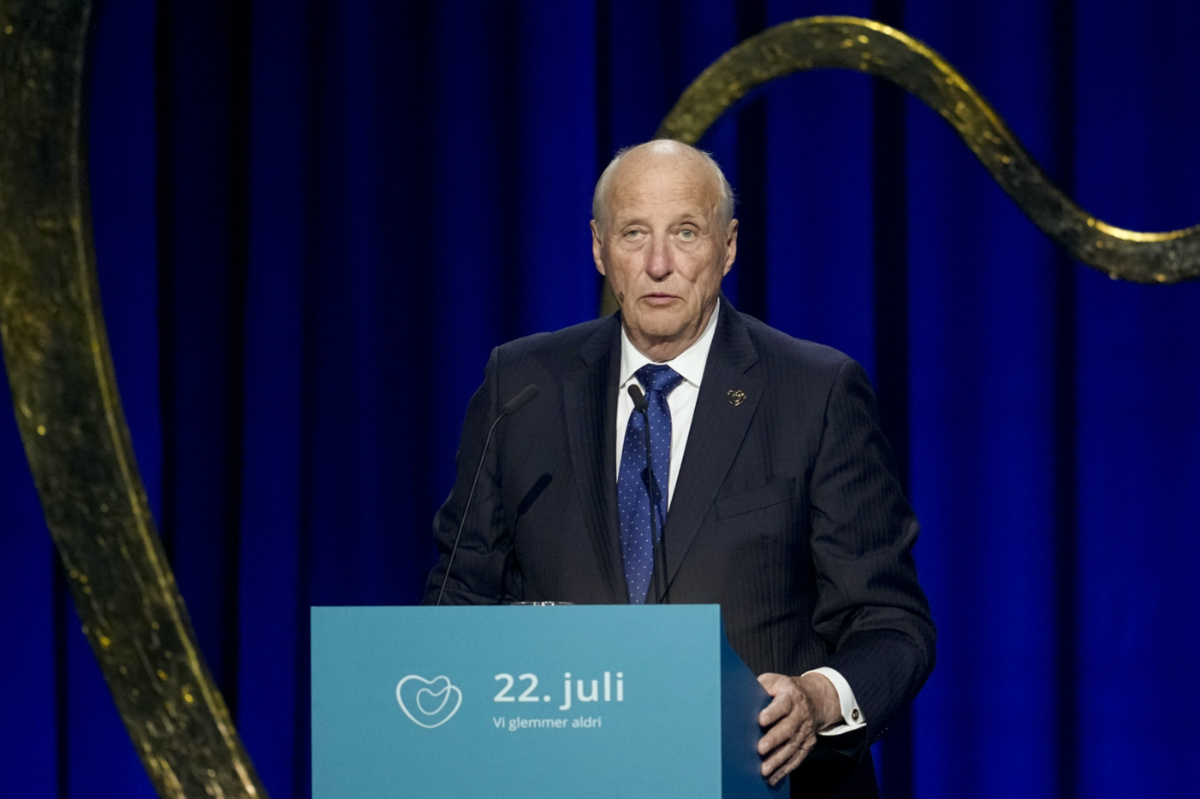 Norway attack anniversary King Harald