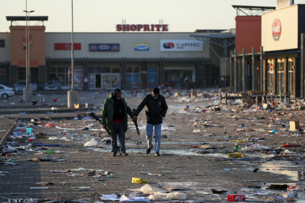 South Africa Vosloorus looted mall