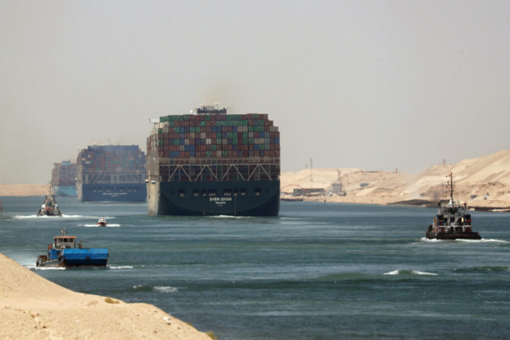 Suez Canal Ever Given sets sail