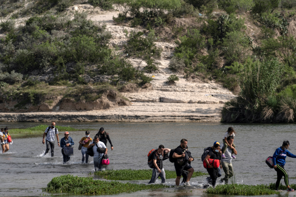 US Mexico border migrants from Venezuela