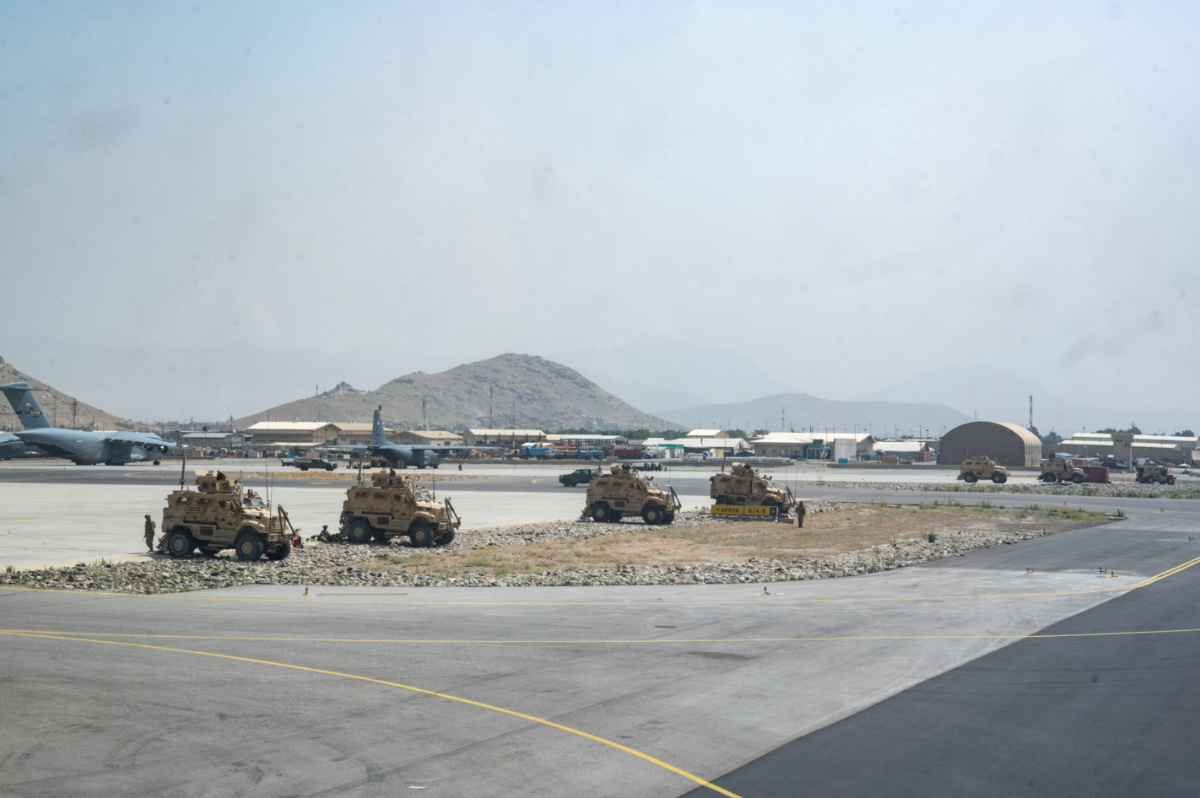 Afghanistan Kabul airport US forces