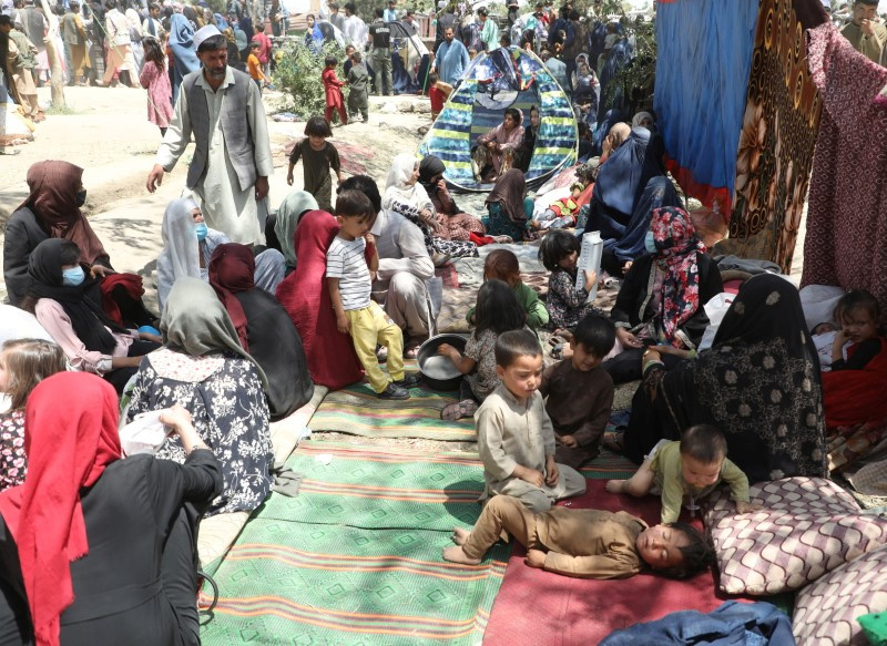 Afghanistan Kabul displaced people