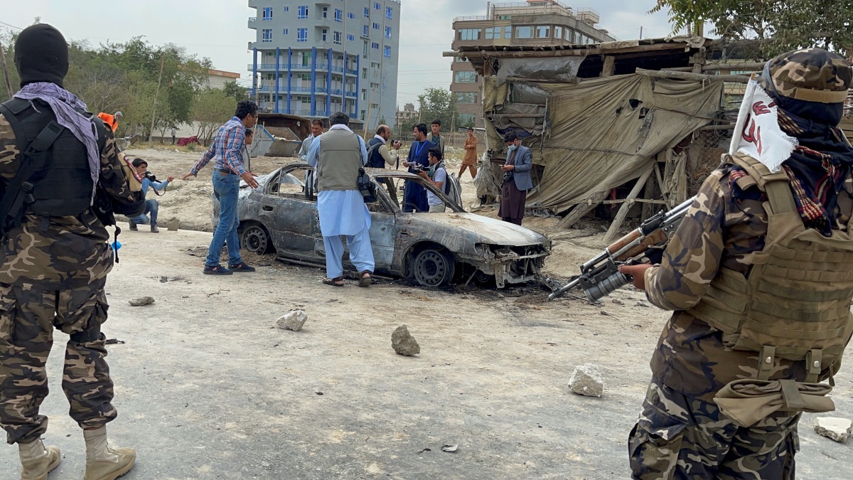 Afghanistan Kabul vehicle rocket attack