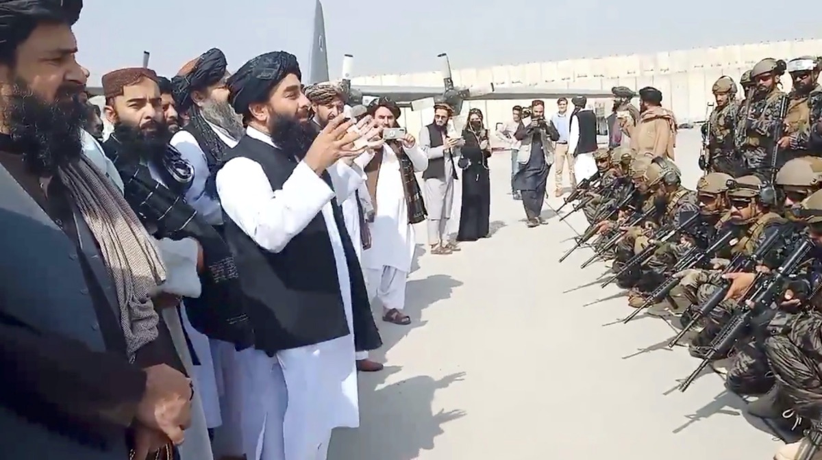 Afghanistan Kabul airport Taliban spokesman