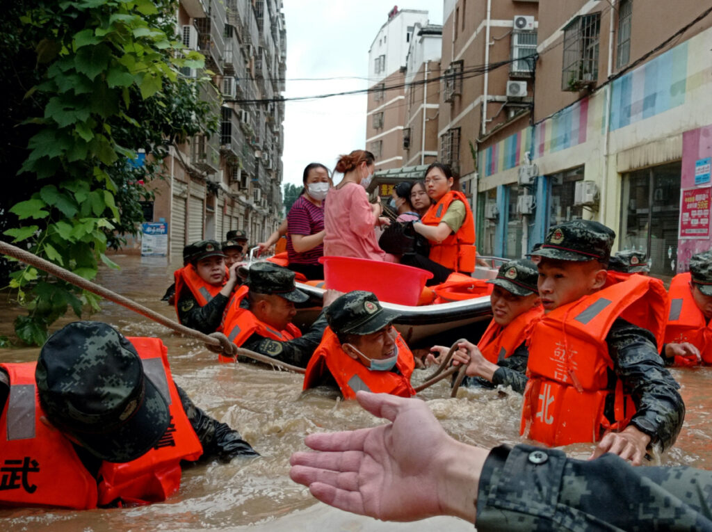 China Hubei Suizhou floods