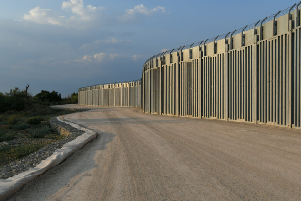 Greece border fence