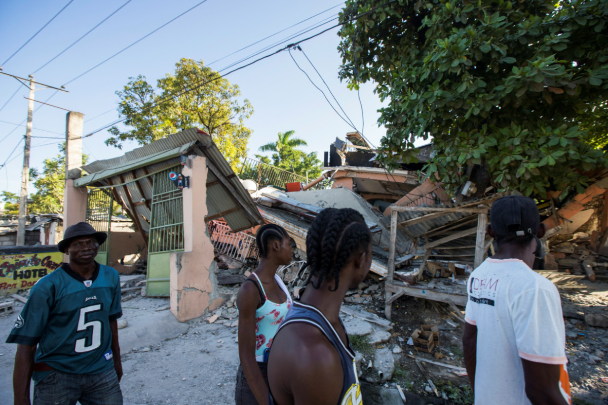 Haiti Les Cayes earthquake damage2