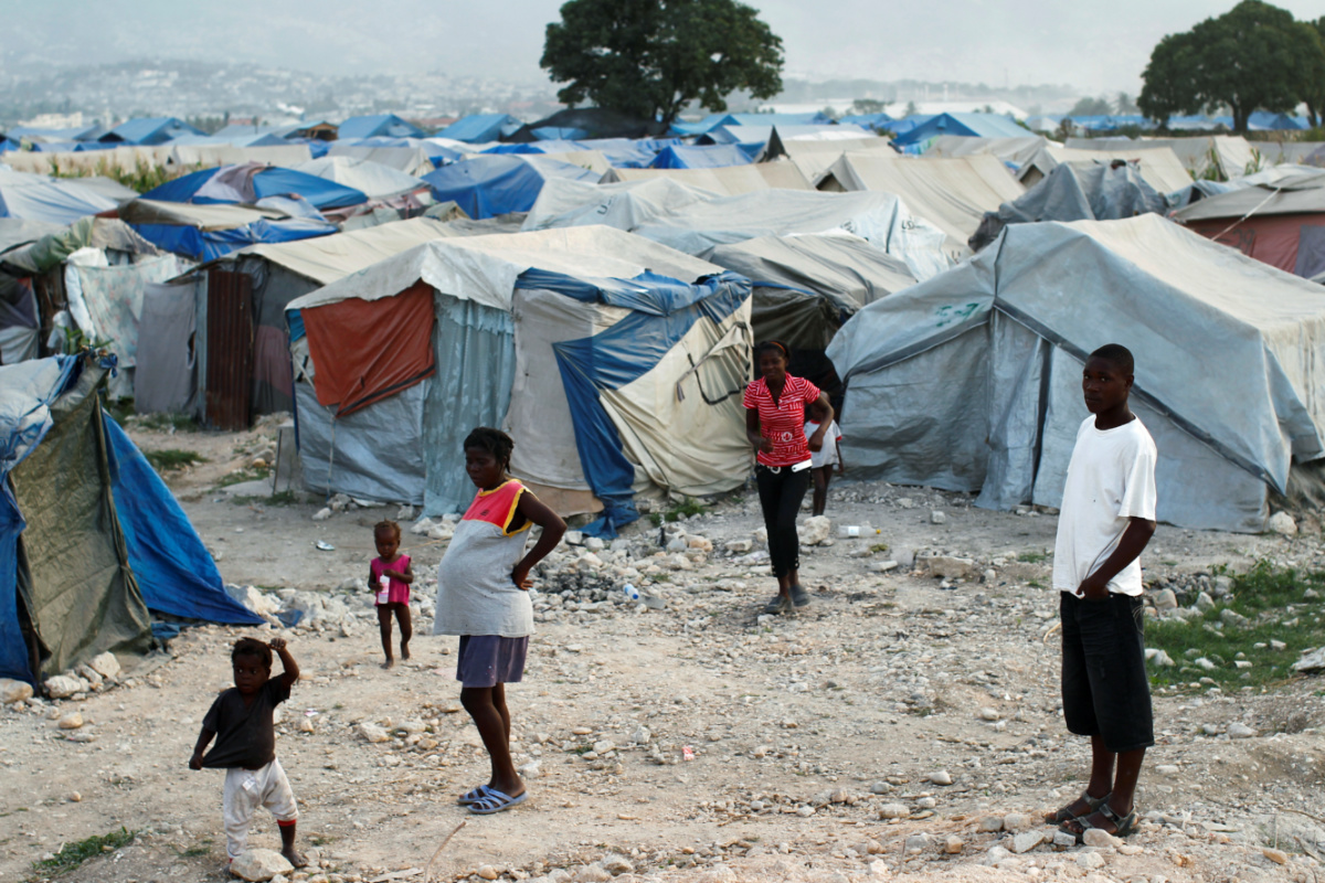 Haiti Port au Prince camp 2011