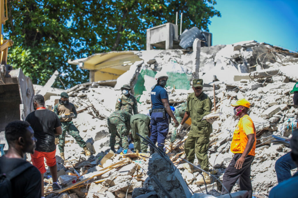 Haiti earthquake aftermath Les Cayes