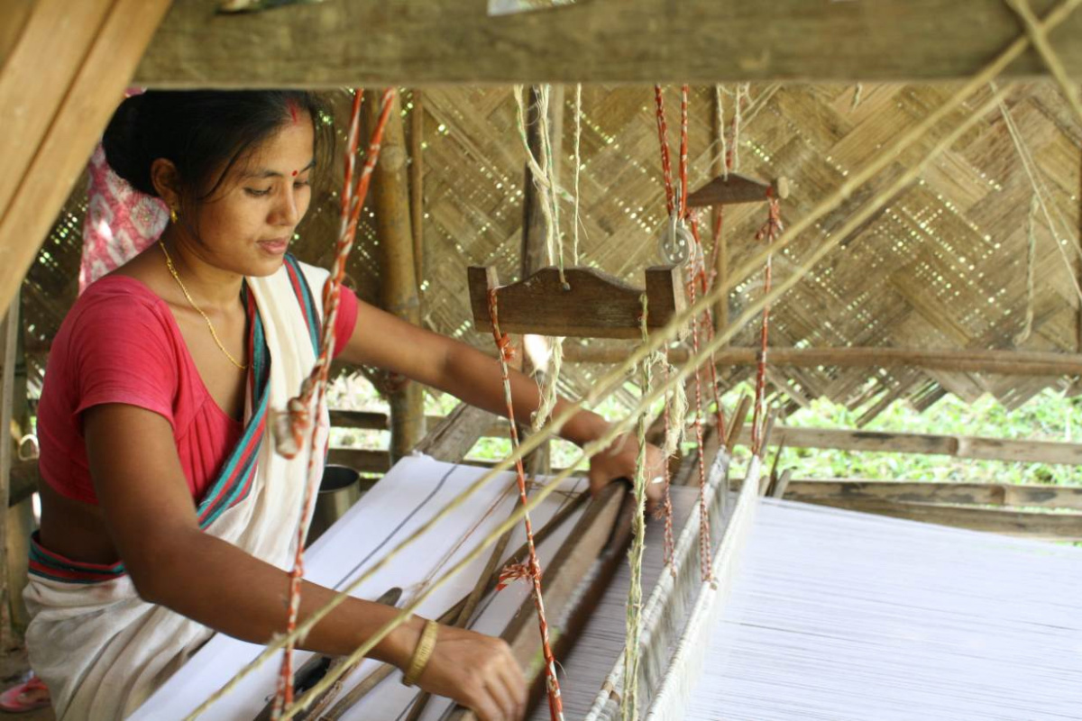 India Assam weaving2