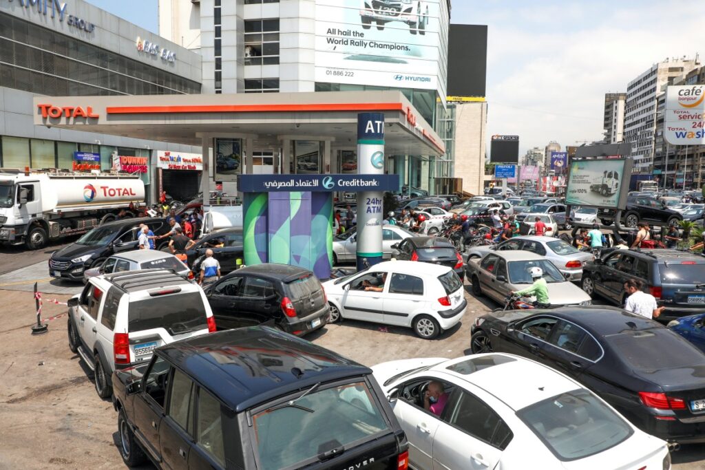 Lebanon Zalka fuel shortage