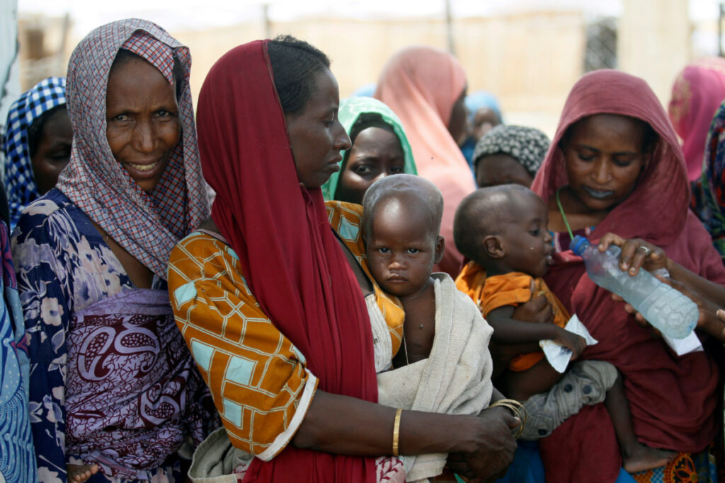 Nigeria Maiduguri displaced women and children
