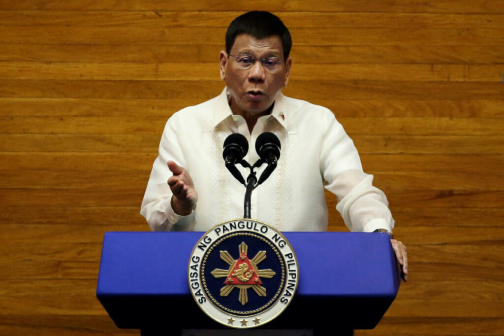 Philippines President Rodrigo Duterte July 2021