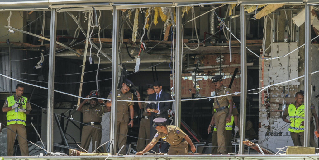 Sri Lanka Colombo Shangri la hotel bombing April 2019
