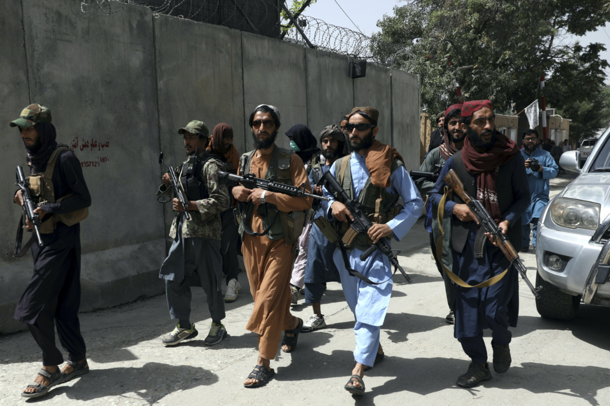 Afghanistan Kabul Taliban patrol