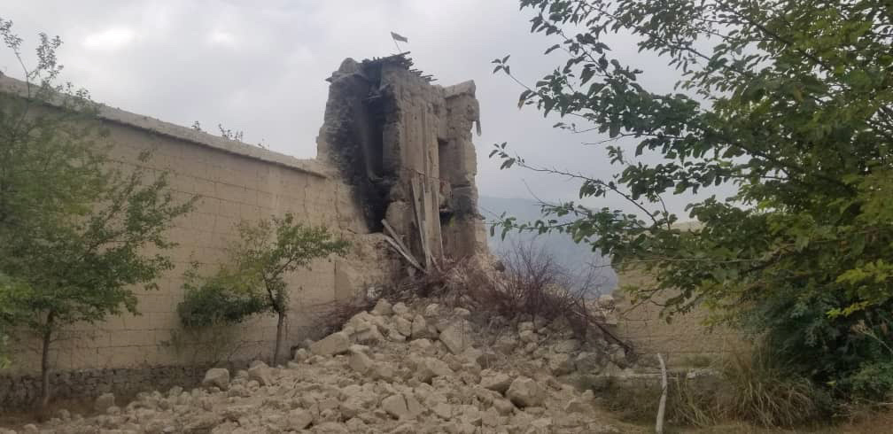 Afghanistan Nangarhar ruined home of official