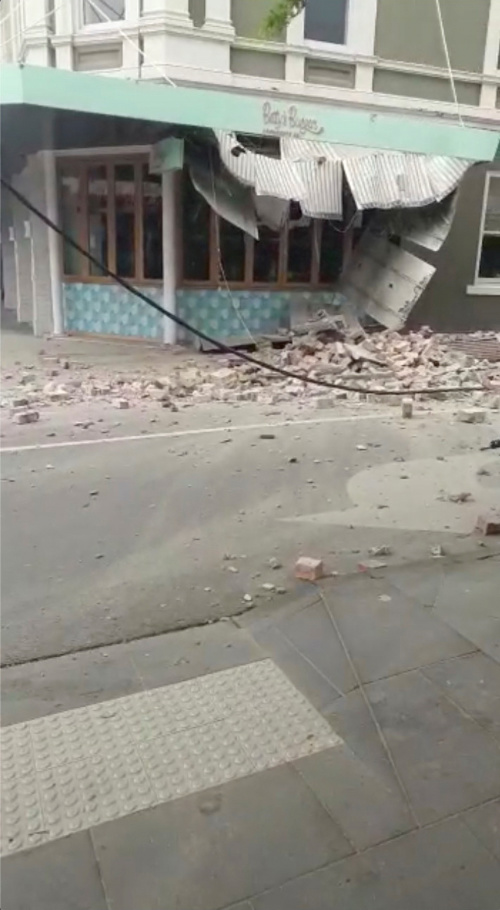 Australia Melbourne quake damage