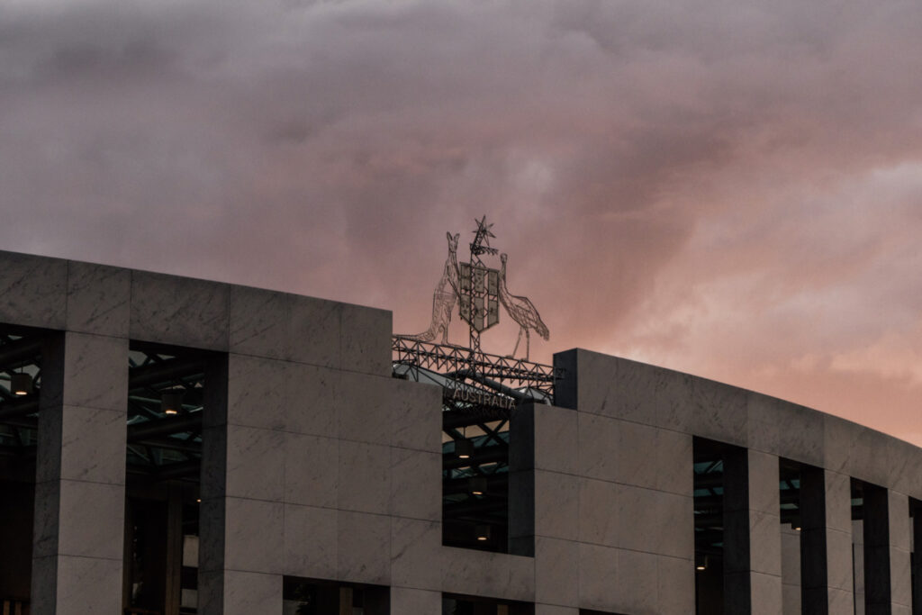 Australia Parliament House coat of arms