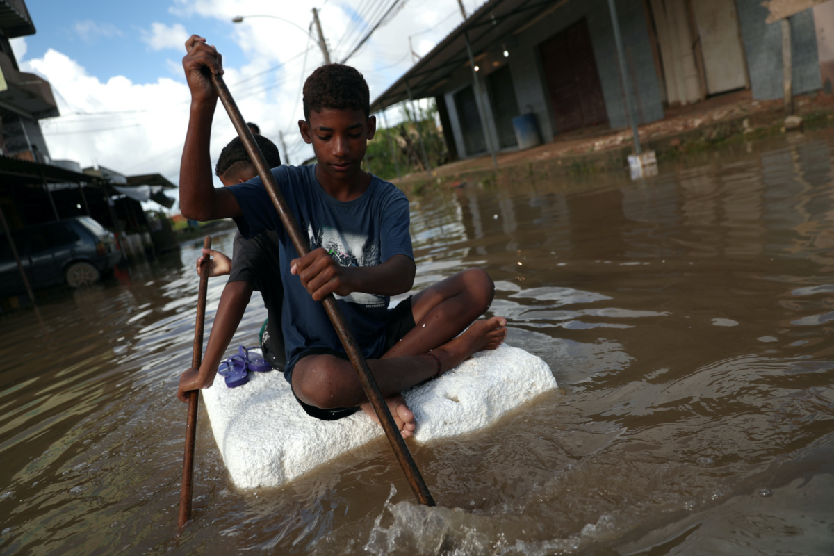Brazil Rio floods 2019