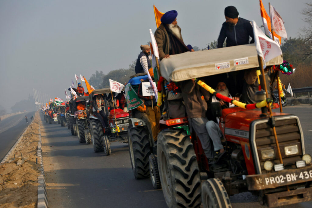 India Farmers protest