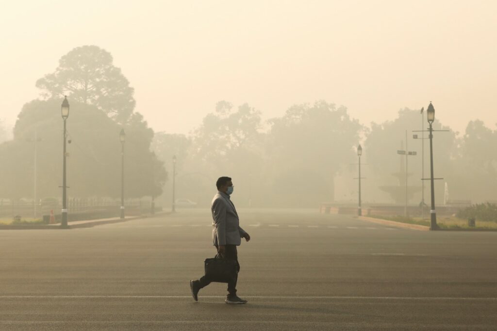 India New Delhi smog