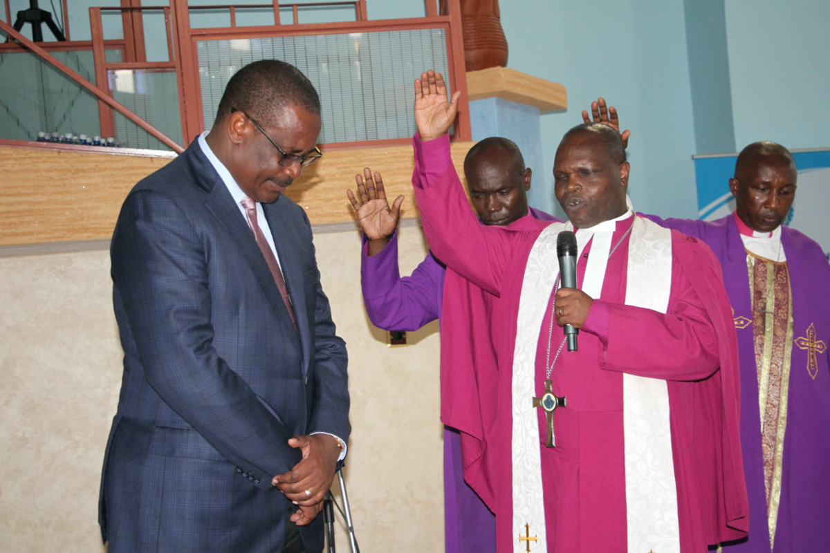 Kenya Rev Joseph Ntombura and former Nairobi Governor Evans Kidero