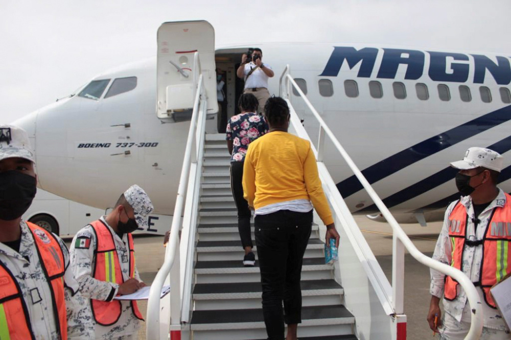 Mexico Haitian returnees