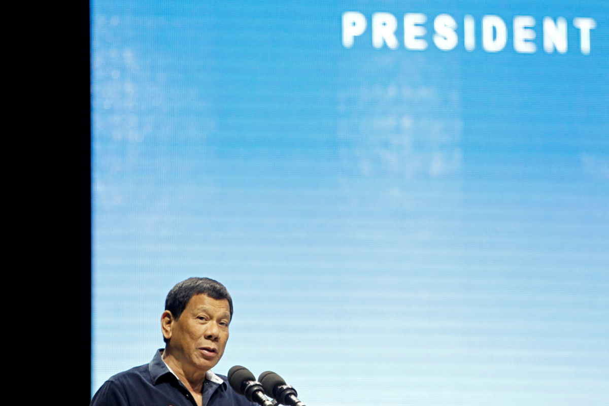 Philippines President Rodrigo Duterte 2018