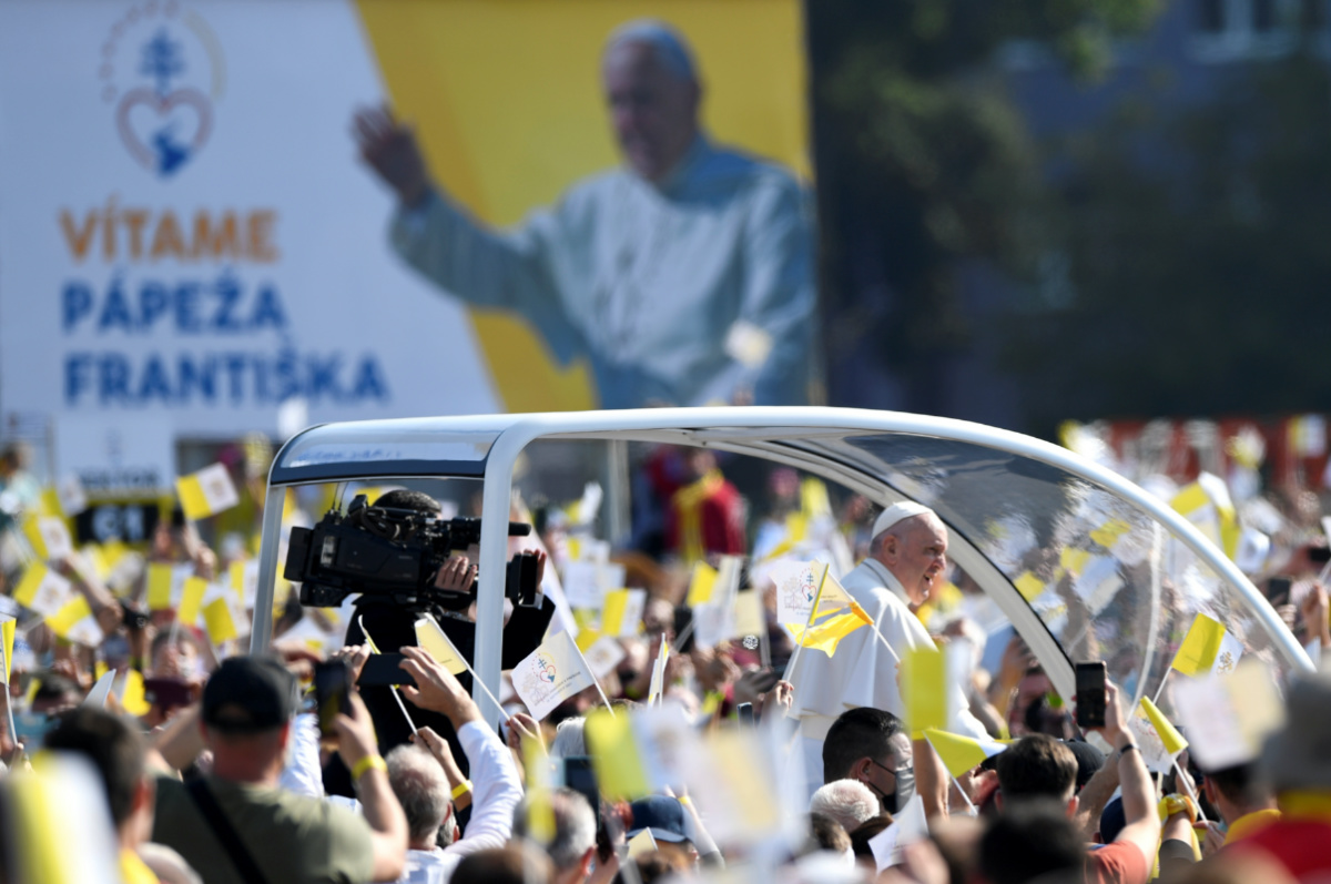 Slovakia Presov Pope Francis3