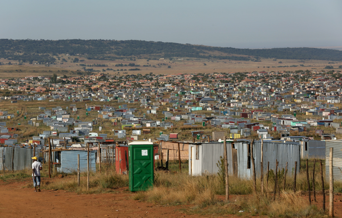 South Africa Lawley informal settlement