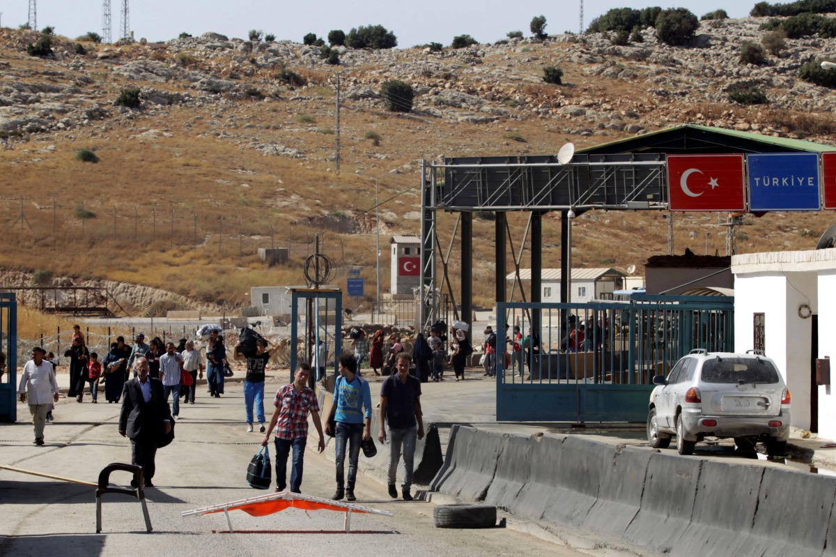 Syrian Turkish border crossing Bab al Hawa