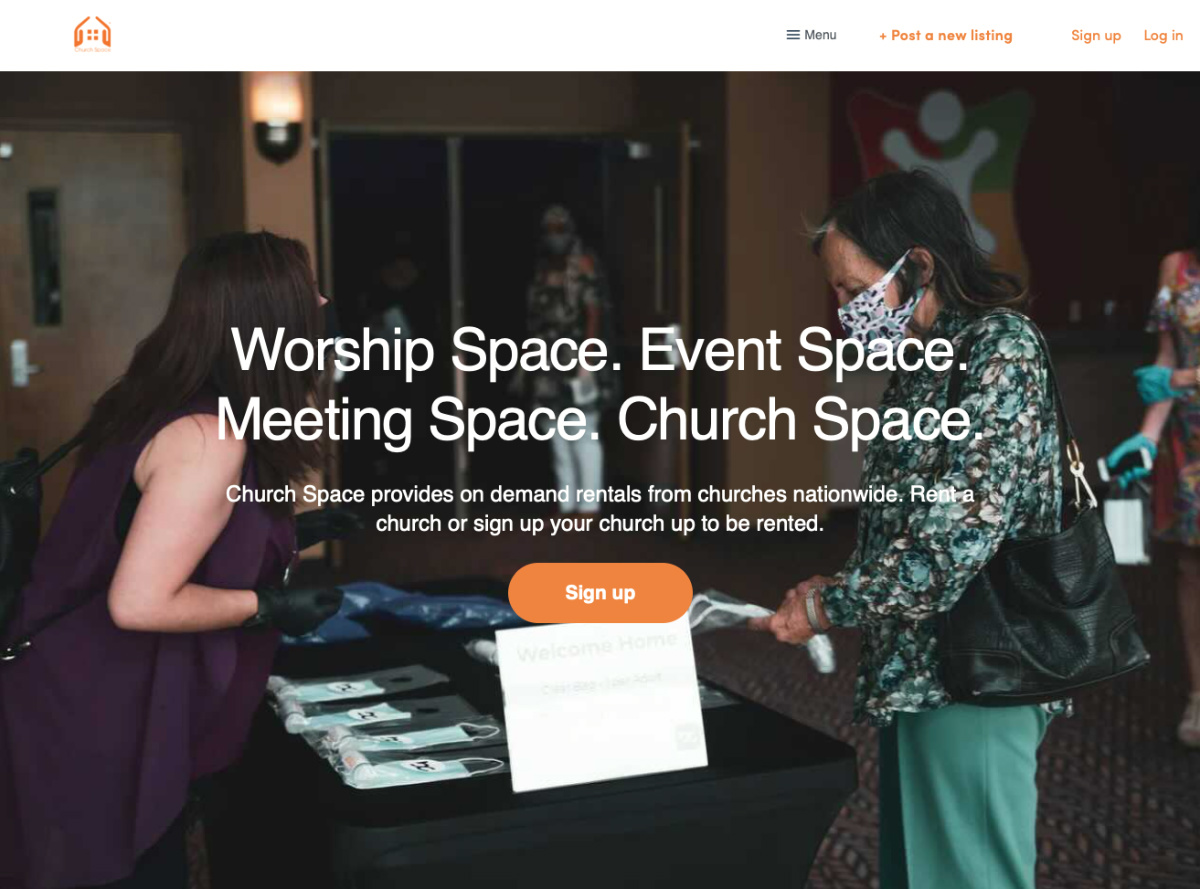 The Church Space website