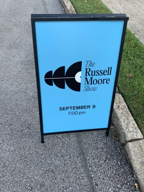 The Russell Moore Show podcast board