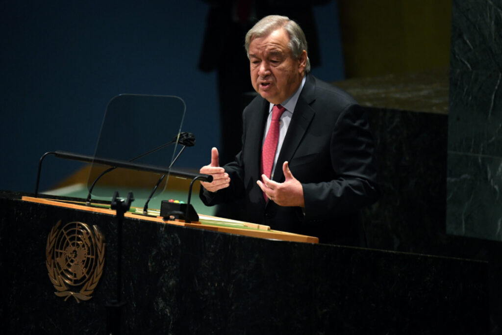 UN Antonio Guterres General Assembly
