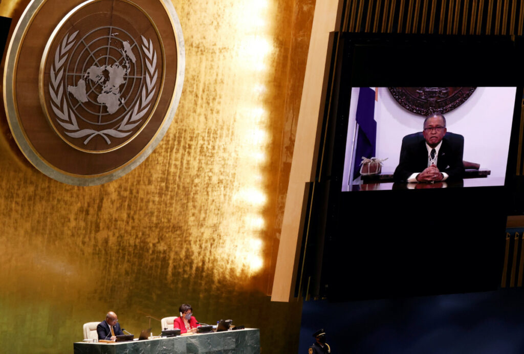 UN Marshall Islands President David Kabua