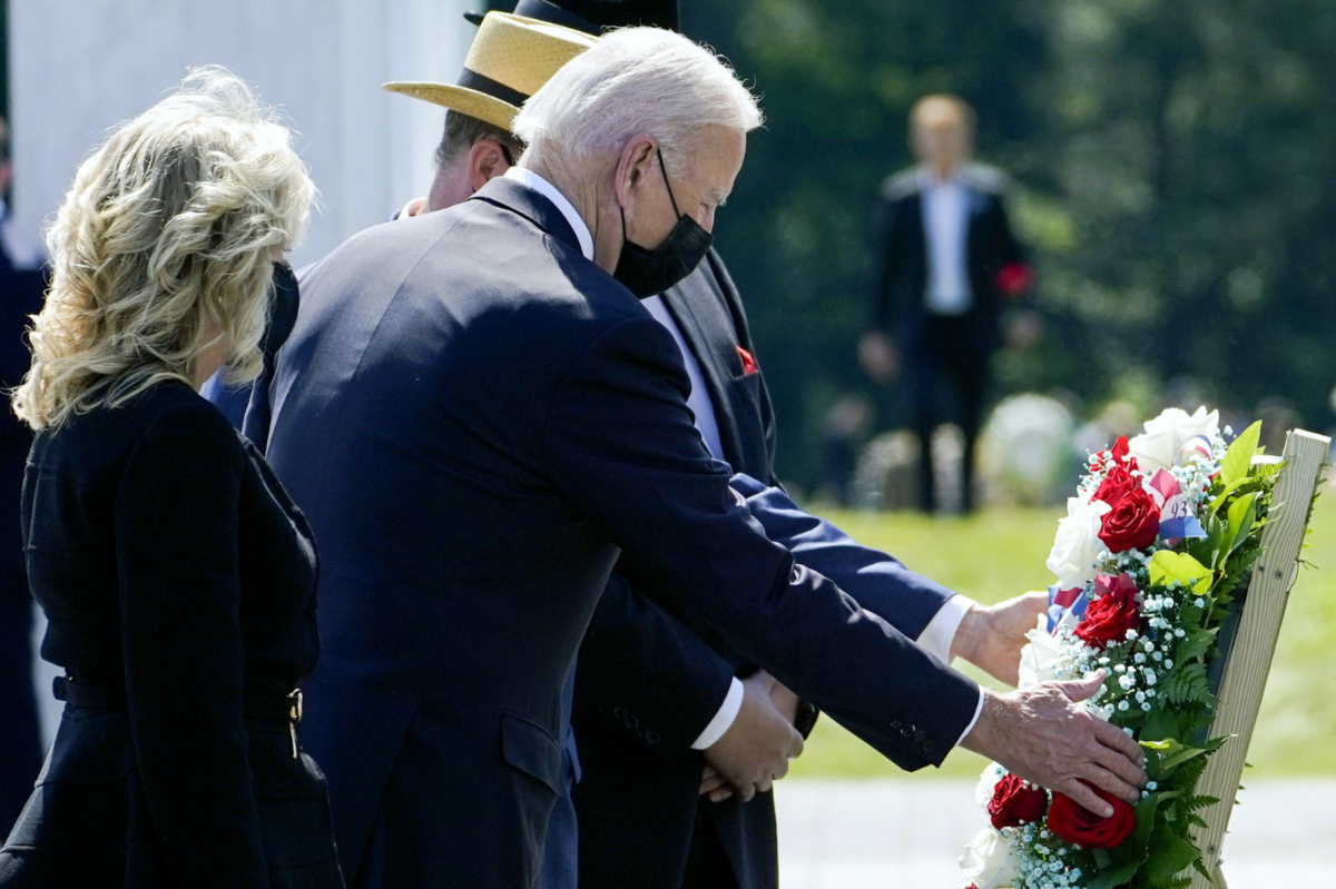 US Joe and Jill Biden Sept 11 memorial