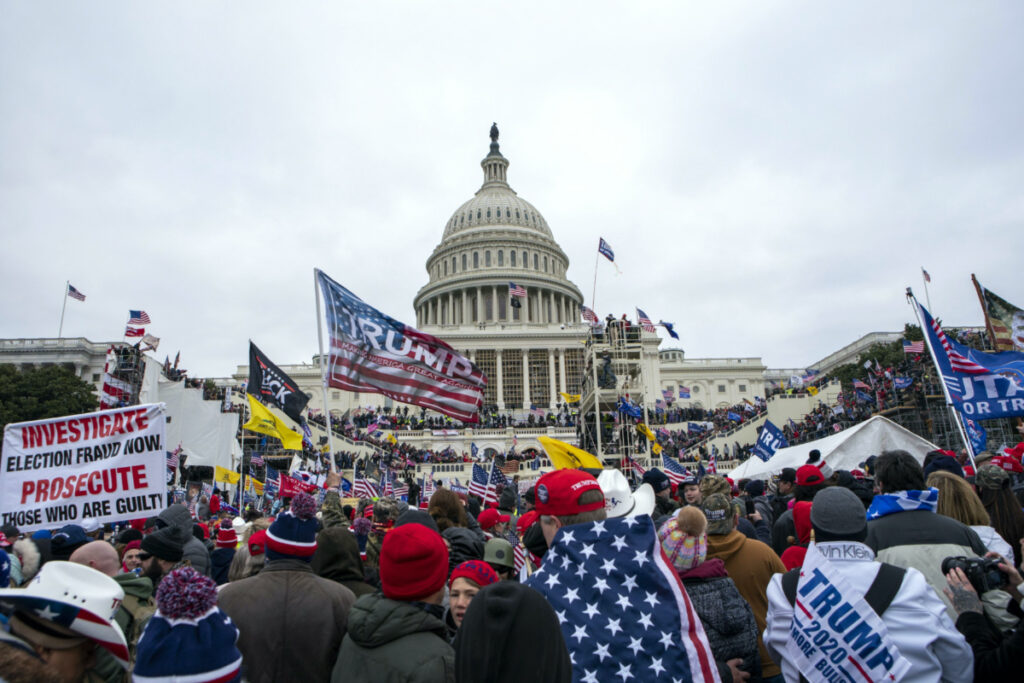US US Capitol Trump supporters 6 Jan 2021