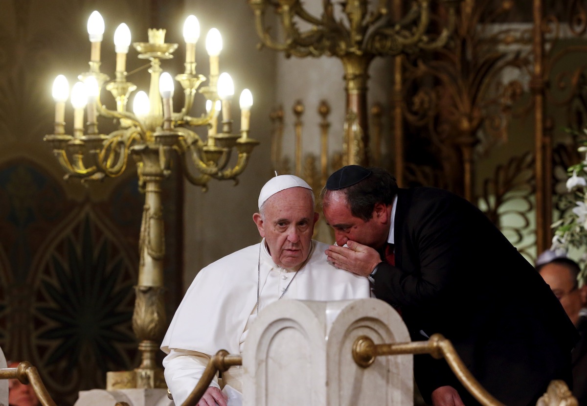 Vatican Pope Francis Great Synagogue Jan 2016