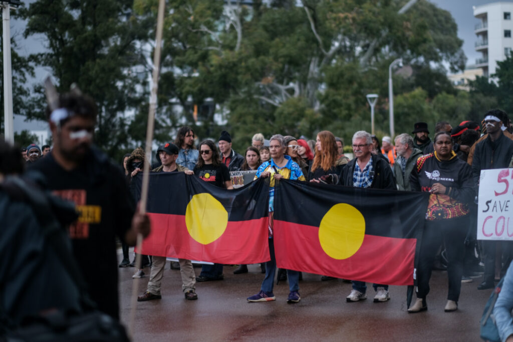 Australia Aboriginal protest over heritage protection laws