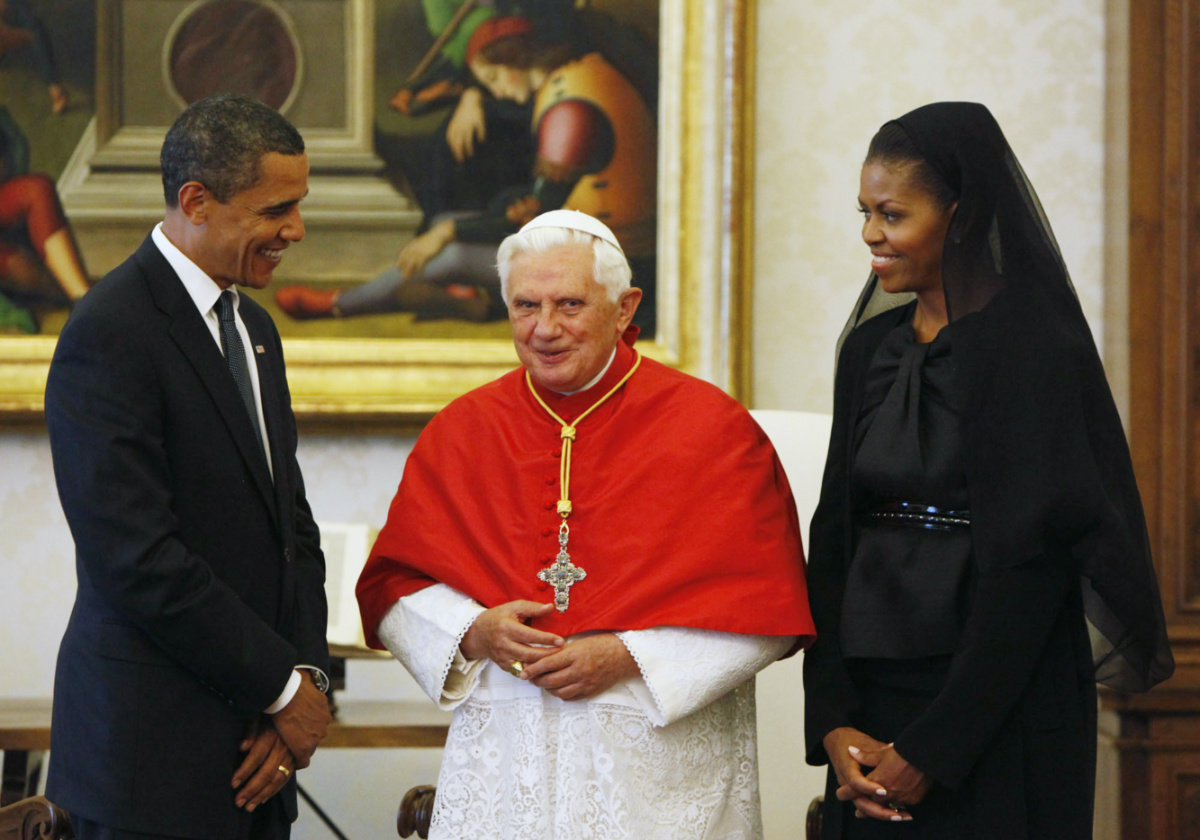 Barack Obama and Pope Benedict XVI