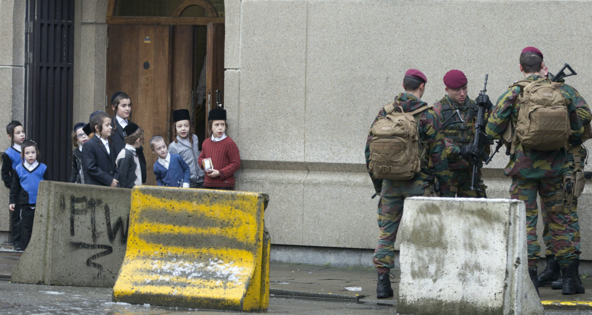 Belgium Antwerp patrolling religious services